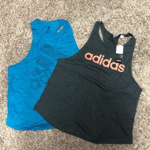 Adidas racerback tank tops